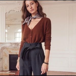 Sezane Barry Jumper - Moka - Lightly worn